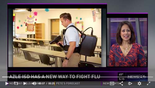 Azle ISD creates new way to fight flu